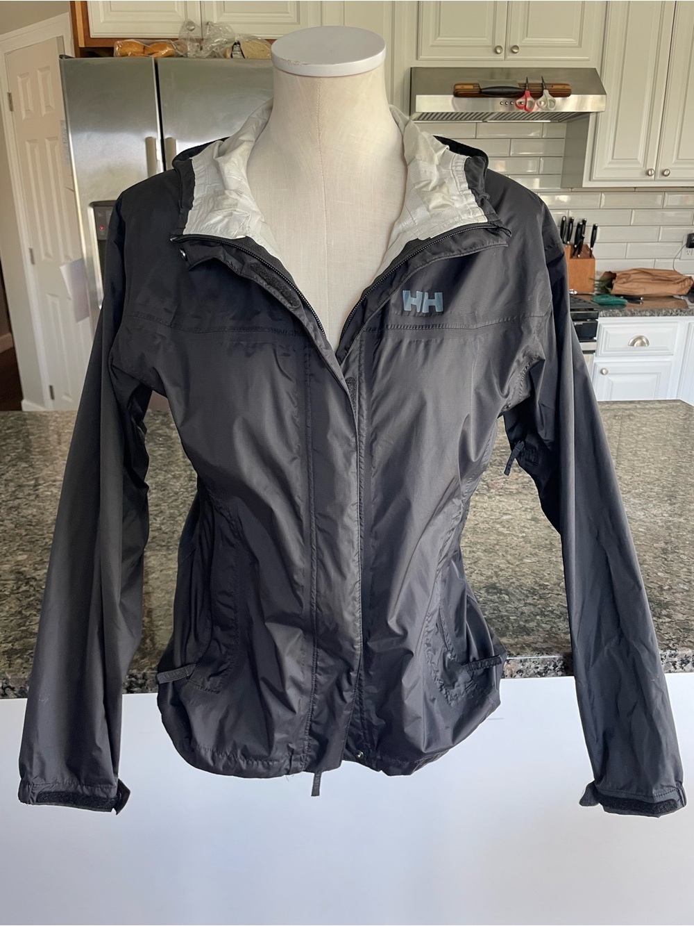 Helly Hansen Black Women's Rain Shell with Light Lining